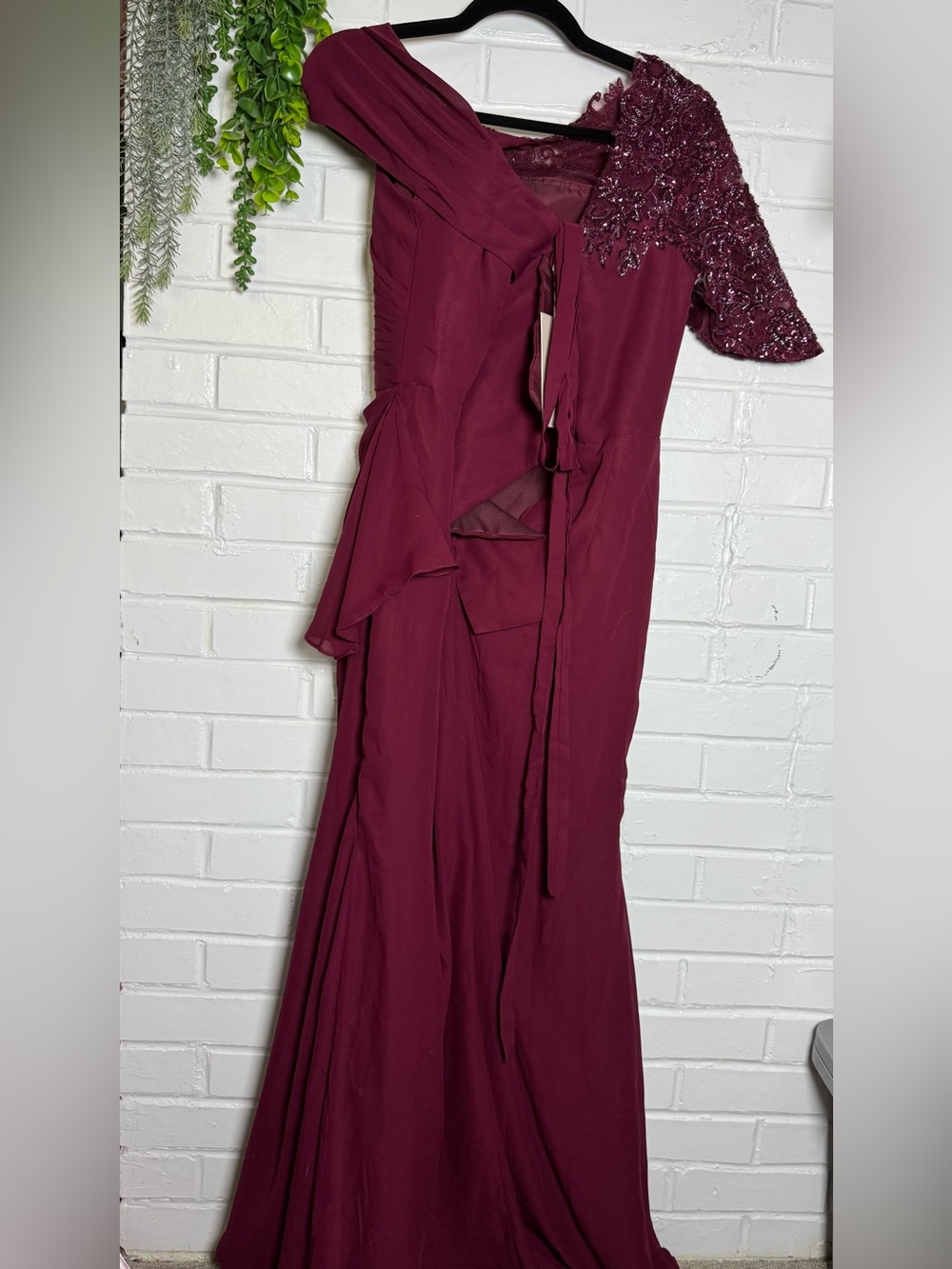 Ryanth Chiffon Corset Gown One
Shoulder Formal Dress Size 10 - Picture 5 of 5